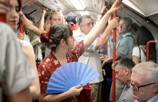伦敦地铁的酷热