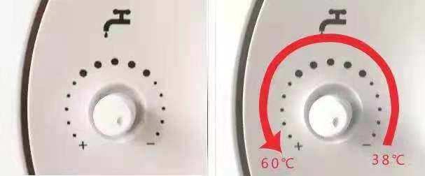 壁挂炉热水调节旋钮